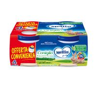 DANONE NUTRICIA SpA SOC.BEN. MELLIN OMOGENEIZZATO CONIGLIO 4X80 GRAMMI