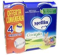 mellin omogeneizzato coniglio 4x80g