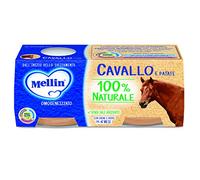 Mellin Omogeneizzato di Cavallo e Patate 100% Naturale - 24 Vasetti da 80 gr