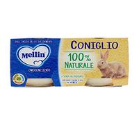 Mellin Omogeneizzato di Coniglio 100% Naturale - 24 Vasetti da 80 gr