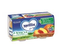 DANONE NUTRICIA SpA SOC.BEN. MELLIN OMOGENEIZZATO PESCA MELA 2X100 GRAMMI