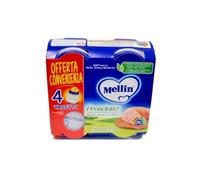 Omogeneizzati Di Carne Prosciutto Mellin 4x80g