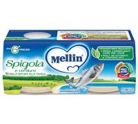 Mellin Omogeneizzato Spigola e Verdure, 2 x 80g