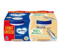 Mellin - Omogeneizzato Trota: Confezione 4x80 gr