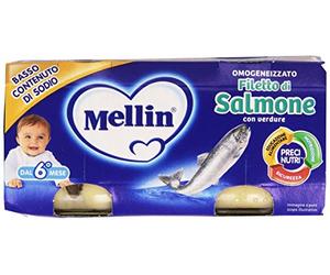 Mellin - Omogeneizzato Filetto di Salmone, con Verdure