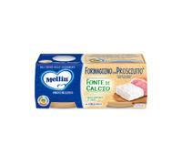 Mellin Omogeneizzato Formaggino Con Prosciutto 2x80gr