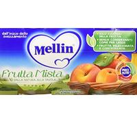 Mellin Omogeneizzato Frutta Mista - Confezione da 24 Vasetti x 100 g