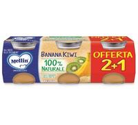 Mellin Omogeneizzato Kiwi Banana 100% Naturale, 3x100g