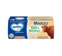 Mellin Omogeneizzato Manzo 100% Naturale, 2x80g