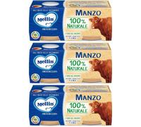 Mellin Omogeneizzato Manzo 2 x 80 g 3x2x80 g Pappa