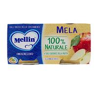 Mellin Omogeneizzato Mela, 100 g, Confezione da 2,