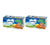 Mellin Omogeneizzato Mela Agrumi 100 G 2 Pezzi 2x2x100 g Pappa