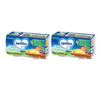 Mellin Omogeneizzato Mela Ananas 100 G 2 Pezzi 2x2x100 g Pappa
