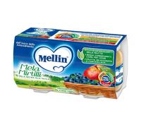 Mellin Omogeneizzato Mela Mirtillo 100 G 2 Pezzi 2x100 g Pappa