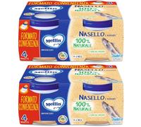 Mellin Omogeneizzato Nasello 2x4x80 g Pappa