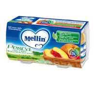 DANONE NUTRICIA SpA SOC.BEN. MELLIN OMOGENEIZZATO PESCA MELA 2X100 GRAMMI
