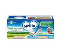 Mellin Omogeneizzato Pesce Salmone Offerta 12 Vasetti da 80 gr