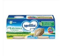 Mellin Omogeneizzato Platessa 100% Naturale, 2x80g