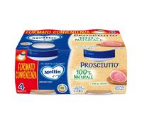 Mellin Omogeneizzato Prosciutto 100% Naturale, 4x80g