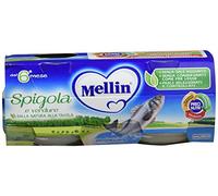 Mellin Omogeneizzato Spigola e Verdure, 2 x 80g