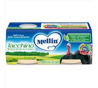 Mellin Omogeneizzato Tacchino 100% Naturale, 2x80g