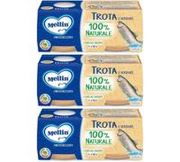 Mellin® Omogeneizzato Trota e Verdure 2 x 80 g 3x2x80 g Pappa