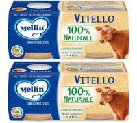 Mellin® Omogeneizzato Vitello 2 x 80 g 2x2x80 g Pappa