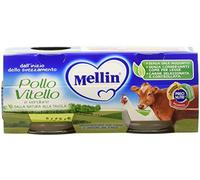 Mellin - Omogenizzato con carne di Pollo e Vitello con Verdure - 160 g