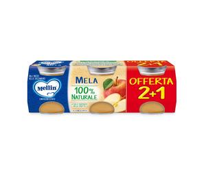 Mellin Omogenizzato Mela 3x100 g Pappa