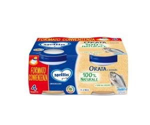 Mellin Omogenizzato Orata 4x80 g