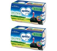 Mellin Omogenizzato Tacchino 2x2x120 g Pappa