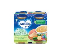Mellin Pappa Cena Completa Pollo Semolino Verdure 2x200gr