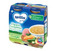 Mellin MELLIN PAPPA COMPLETA CONIGLIO 250 G 2 PEZZI