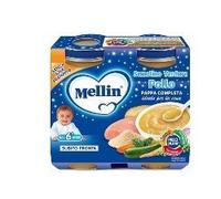 Mellin Cena Completa Pollo Semolino Verdura 2 x 200 g