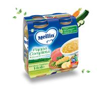 Mellin Pappa Completa Verdura Pastina Vitello 2 x 250 g