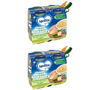 Mellin Pappa Completa Verdure Semolino e Pollo 2x2x200 g Pappa