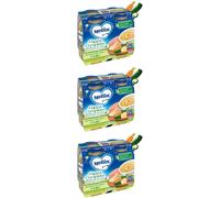 Mellin Pappa Completa Verdure Semolino e Pollo 3x2x200 g Pappa