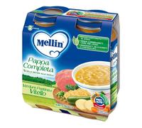 Mellin Pappa Completa Vitello 250 G 2 Pezzi 2x250 g Pappa