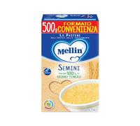 Mellin Pastina Semini, Con Farina di Grano Tenero e Vitamina B1, 500g