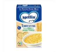 Mellin Pastina Tempestina dal 5° mese Ingredienti di origine 100% Naturale e Vitamina B1, 320g