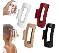 Mello Cloud Clip, Soft Grip Hair Claw Clip, Cozy Cloud Hairpin for Women, Flexible Unsnappable Lightweight, Strong Hold Non-slip for Thick or Fine Hair