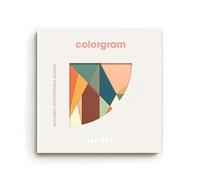 Mello Colorgram | Puzzle Archimede in legno | Gioco matematico colorato | Puzzle in legno | Giochi mentali | Giochi cerebrali | Forme geometriche | Gioco antico | Rompicapo educativo per adulti |