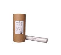 MELLOA ricarica KIT 5 cassette ricaricare per contenitori per pannolini Compatibile con: Tommee Tippee Sangenic Tec Twist and Click Simple Maxi Sprout Littycat sistemi (Bianco, 50m + Tubo di Carta)