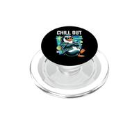 Mellow Penguin Tropical Shirt Retro Geometric Art PopSockets PopGrip per MagSafe