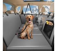 MellowMates Coprisedile per cani per sedile posteriore, fondo rigido/estensione impermeabile per cani, amaca per cani, coprisedile per animali domestici per sedile posteriore per auto/SUV