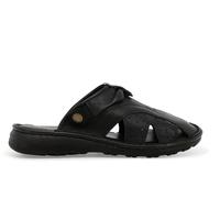 Melluso Ciabatta uomo in pelle nero u75138q 42