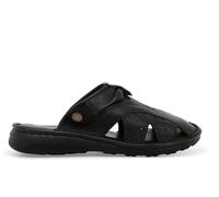 Melluso Ciabatta uomo in pelle nero u75138q 45