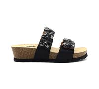 Melluso Ciabatte con Zeppa Donna - Nero Modello 018147 018147 Pelle 38
