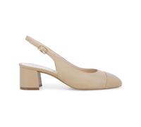 Melluso Décolleté Slingback in Pelle Beige Primavera Estate 40 / Beige