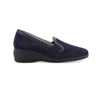 Melluso Donna Mocassino Comodo in Camoscio Blu P/E 38.5 / Blu